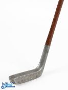Jack Randall of Sunridge Park Golf Club Kent Patented alloy mallet head putter with oval hosel and