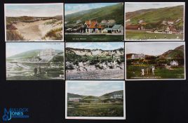 Collection of early Aberdovey Golf Course Postcards from 1905 onwards (7) to incl The Cader