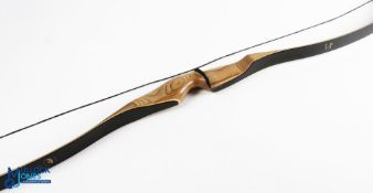 Vintage Bear Archery Grizzly Glass Powered Recurve Bow 45# Amo BC -09-444- 58