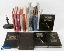 A Collection of mixed Horse Racing Books with noted books of portrait of West County Racing, the