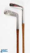 2x Ancient Meets Modern Stainless Steel Blade Putters - Lockwood Brown H Logan's Genii Model