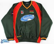 2013 Stuart Broad Leicestershire Foxes Cricket Padded Over Shirt Match Worn Signed Shirt, signed