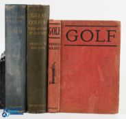 Collection of Early 20thc Golf Instruction Books (3) Harry Vardon 