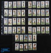 Full set of WA & AC Churchman's 'Prominent Golfers' Cigarette Cards - 50/50 issued in 1931, in