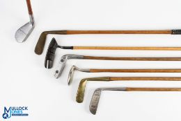 Good cross section of Assorted Styled Putters (7) features a Ben Sayers Benny putter with straight