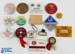 Period Golf Badge Player Caddie Badges, with noted items of 1936 Unites States golf association Open