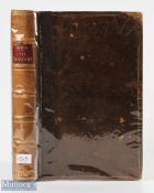 1743 Early Sporting & Recreation Book - The Scholemaster Roger Ascham, with sports of wrestling,