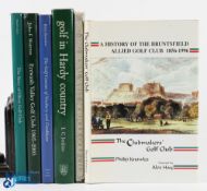 6x Golf Club Histories & Centenary Book, to include1892-1992 Royal West Norfolk Golf Club, Golf in