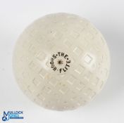 Unused Shoor-Flite square dimple golf ball clearly marked to both poles