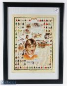 1988-89 peter Scudamore - What a Season Record 50 wins Framed Poster, by Geoff Jones limited edition