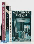 Collection of Golf Collectors Reference and Price Guidebooks one signed (4) Leo Kelly signed 