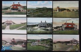 Collection of Early 1900s Braid Hills Golfing Postcards (9) - to incl Club House, On The Braid