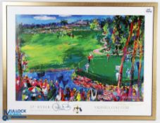 Leroy Neiman (b.1926-d.2012) and Ian Poulter signed 