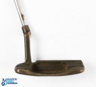 Ping Anser Jack Nicklaus and Slazenger stamped to the sole putter fitted with a replaced pro only