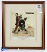 2003 Swettenham Stud Charity Pro-Am Golf Tournament Colour Print - by R Moon Goodman titled 'A Round