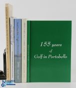 Golf Histories & Centenary Books to include 100 years of Hampshire Ladies Golf E Borrow, V Day E