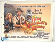 Original Movie /Film Posters (4) 1985 King Soloman’s Mines, 1986 Clockwise, 1985 Richard Pryor in