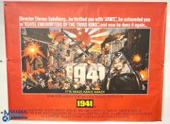 Original Movie/Film Posters (2) – 1979 The Golden Lady, (1979) 1941 It’s Mad Mad Mad World! 40x30”