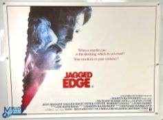 Original Movie /Film Posters (6) 1985 Jagged Edge 40x30” approx., 1988 The Presido Scene of The