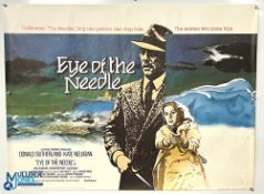 Original Movie/Film Posters (4) 1980 Eye of the Needle, 1981 Blow Out, 1992 Malcolm X, 1981 The