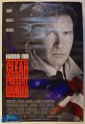 Selection of Movie / Film Posters (8) features Clear and Present Danger (Harrison Ford), Fearless,