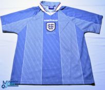 1995-1996 England FC away football shirt - Umbro. Size L, short sleeves