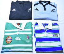 Four New Zealand All Blacks Rugby shirts & jerseys. Size XL or bigger.