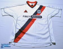 2002-2003 Manchester City FC Away football shirt - Le Coq Sportif / First Advice. Size 42/44, white,