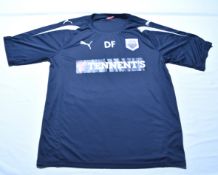 2010-2012 Preston North End FC Darren Ferguson training top. Puma / Tennants. Size L