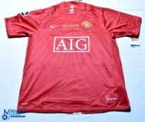 2008 Manchester United FC home football shirt - Final Moscow 2008 21st May Luzhniki Stadium.