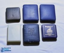 Six assorted Football Medals and Medallions all in original box - Bolton Wanderers End of an Era