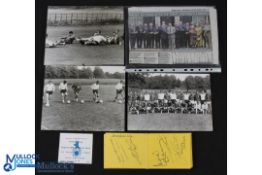 1966 England football team in World Cup training at Lilleshall, Shropshire; framed, glazed 10