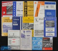Collection of Grimsby Town 1966/67 Div. 3 away match programmes to include Bournemouth, Leyton