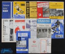 Collection of Grimsby Town 1967/68 Div. 3 away match programmes to include Colchester Utd