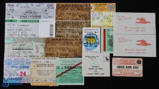 Tickets: Selection to include 1968 FL Cup Final Arsenal (coupon credit card), 1960s Arsenal