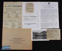 WWII Japanese Surrender Leaflets and a printed newspaper style instrument of surrender 1945, the USA