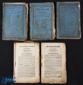 The Sailor's Magazine and Naval Miscellany 1825/6 - 5x issues of this rare periodical printed for