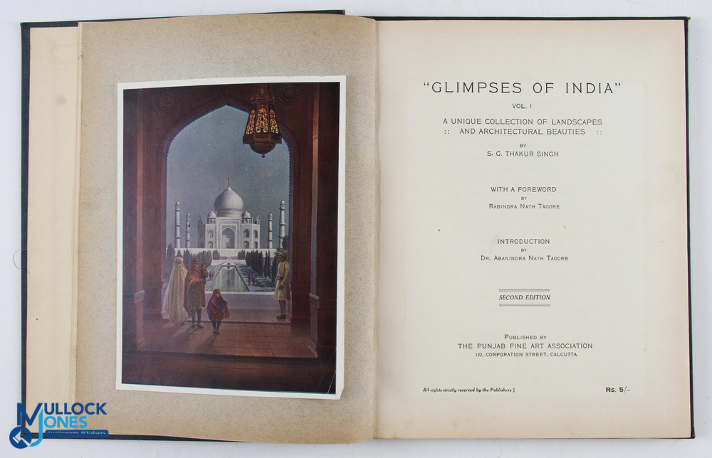 Glimpse of India S G Thakursingh, Vol 1 - a unique collection of landscapes and architectural - Image 2 of 2