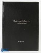 1982 Rolls Royce Leatherbound Book Car History, factory, craftsmen, Makers of the Best Car in The