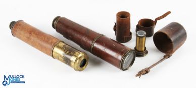 WW1 British Military R & J Beck Telescope, marked TFL, Sig Mk IV also G S R & J Beck London 1917