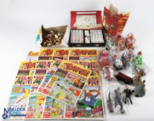 Mixed Toy Collection to include 2002 MacDonalds Muppet toys sealed, Airfix footballers, a boxed