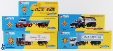 Corgi Classics Famous Hauliers Around Britain Diecast Commercial Toys (5) incl' J W Richards Bedford