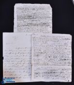 Harrow School 1803 interesting group of letters regarding Harrow School in 1803, including a