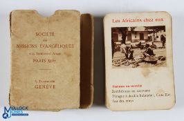 Ephemera - African Missionary Cards - a deck of playing cards issued by the French Evangelist