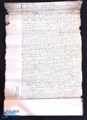Scotland - The Lands & Mains of Edmonston 1615. Contract between John Edmonston & Thomas Hope. A