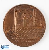 1792 Ironbridge Coalbrook Dale Ketley Canal Bronze Commemorative Token Coin overall G