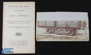 Bechuanaland Railway Extension to Lake Tanganyika 1899/99 - British South Africa Company -