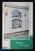 Modern Heating, The Croydon Gas Company January 1935- A 44 page book illustrating and detailing