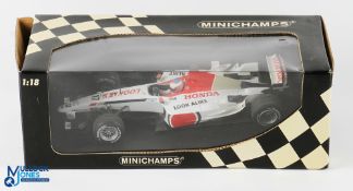Jenson Button 2004 BAR Honda 006 Minichamps Diecast Model 1:18 100 040009 - boxed