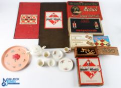 Period Games & Board Games, to include a War-time Monopoly with card player pieces and wooden